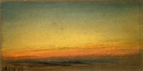 Sonnenuntergang, 10. Mai 1884